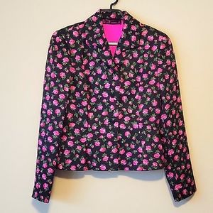 Peggy Jennings Rose Print Blazer